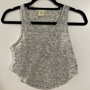 Urban Outfitters heather grey crop top